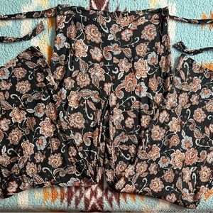 Lovely LUSH gauze wide leg pants